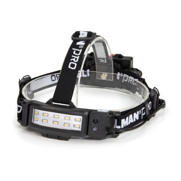 Steelman Slim Profile 280-Lumen LED Motion Activated Headlamp with 2 Rechargeable 18650 Li-Ion Batteries 60720